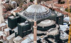 Ayasofya'da dev restorasyon: Kubbe kapatılıyor