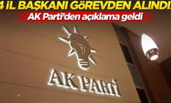AK Partide 4 il başkanı görevden alındı