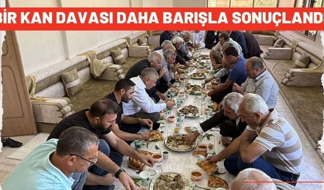 Örnek Bir Barış: iki Aile Arasındaki Husumet sona erdi