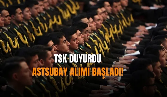 TSK, Muvazzaf Astsubay alımı başvurusu başladı