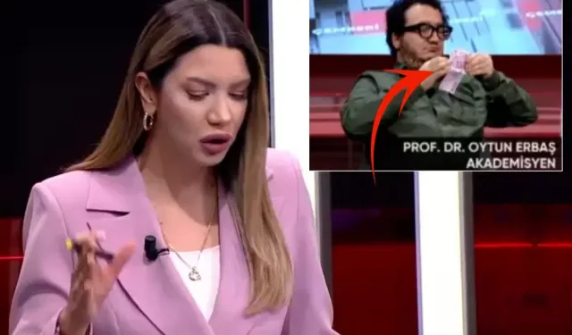 Canlı yayına damga vuran an: Cebinden çıkarıp saymaya başladı