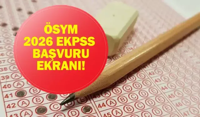 EKPSS başvuruları başladı