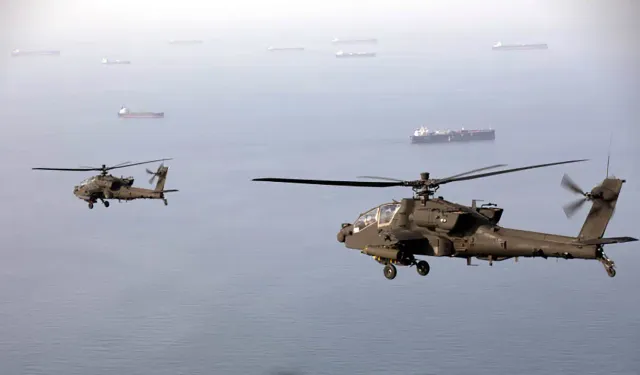 ABD’ye ait helikopter Hürmüz Boğazı yakınlarında düştü