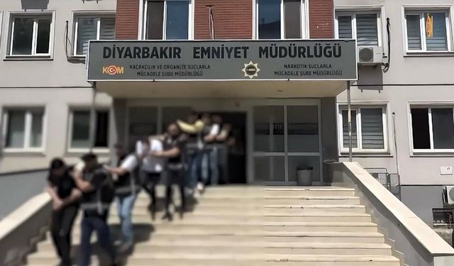 Diyarbakır’da silahlı suç örgütüne operasyon: 15 tutuklama