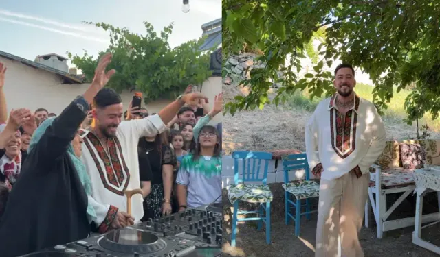 DJ Mahmut Orhan köyünde konser verdi!