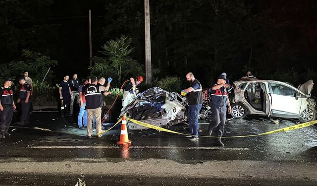 Rize'de korkunç kaza: 3 ölü, 5 yaralı