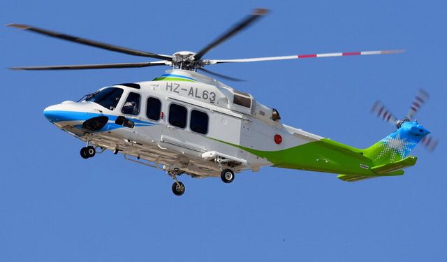 Suudi Arabistan'da petrol devine ait helikopter düştü: 14 ölü
