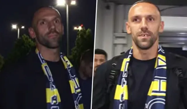 Fenerbahçe'nin yeni transferi Vedat Muriqi İstanbul'da