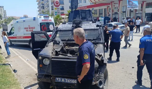Şırnak'ta zırhlı araç takla attı: 2 polis yaralı
