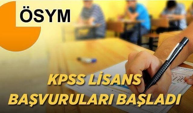 2026 KPSS Lisans başvuruları başladı
