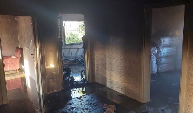 Mardin'de müstakil evde çıkan yangın söndürüldü