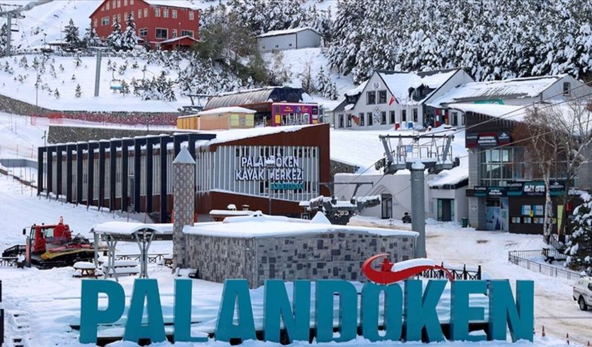 Kayak merkezlerinde kar rekoru Palandöken’de