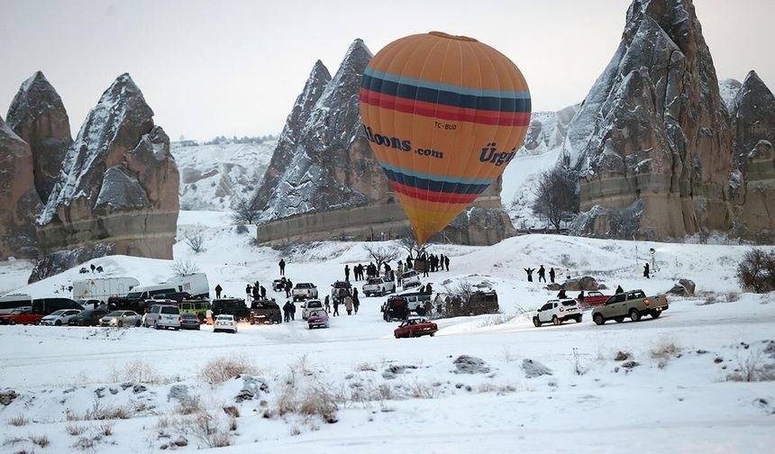 Kapadokya'da balon uçuşları yapılamıyor