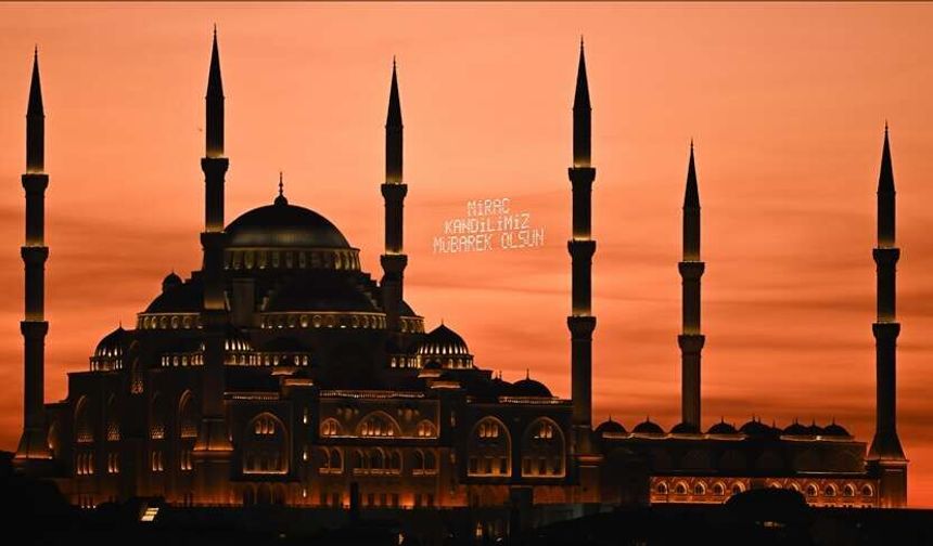 2026 Miraç Kandili Perşembe günü idrak edilecek.