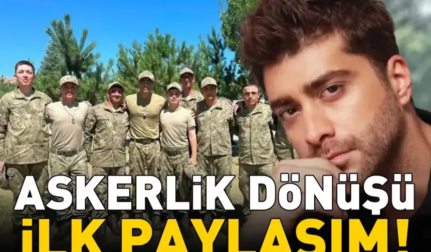 Oyuncu Doğukan Güngör askerden geldi